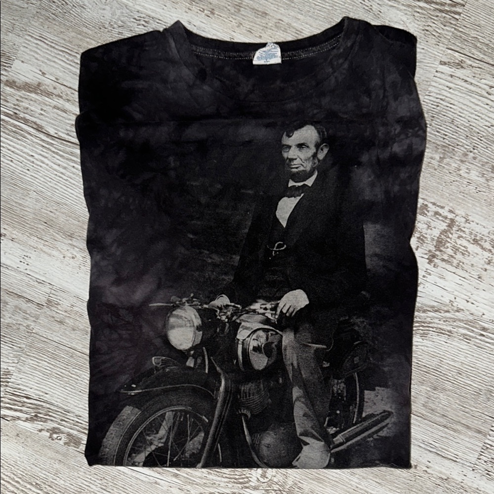 Abe Lincoln Black Graphic T-Shirt